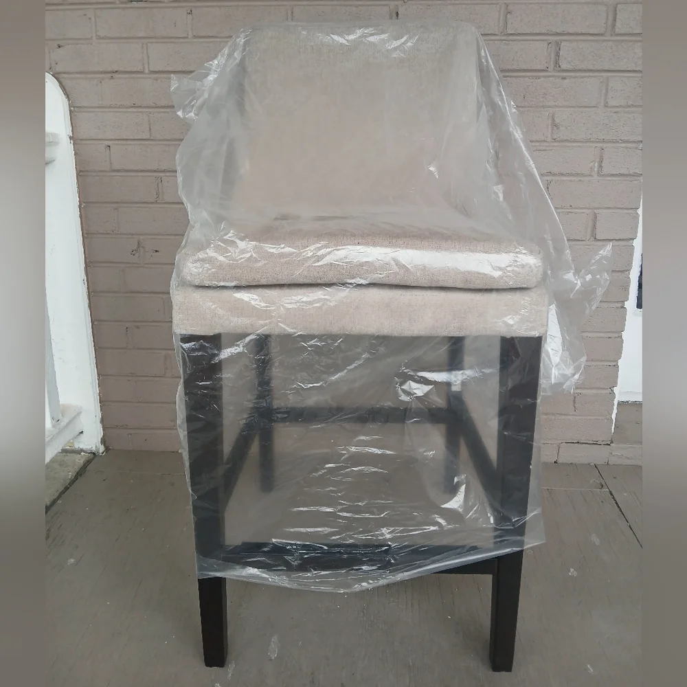 Cream and Black Furniture Cover Accent